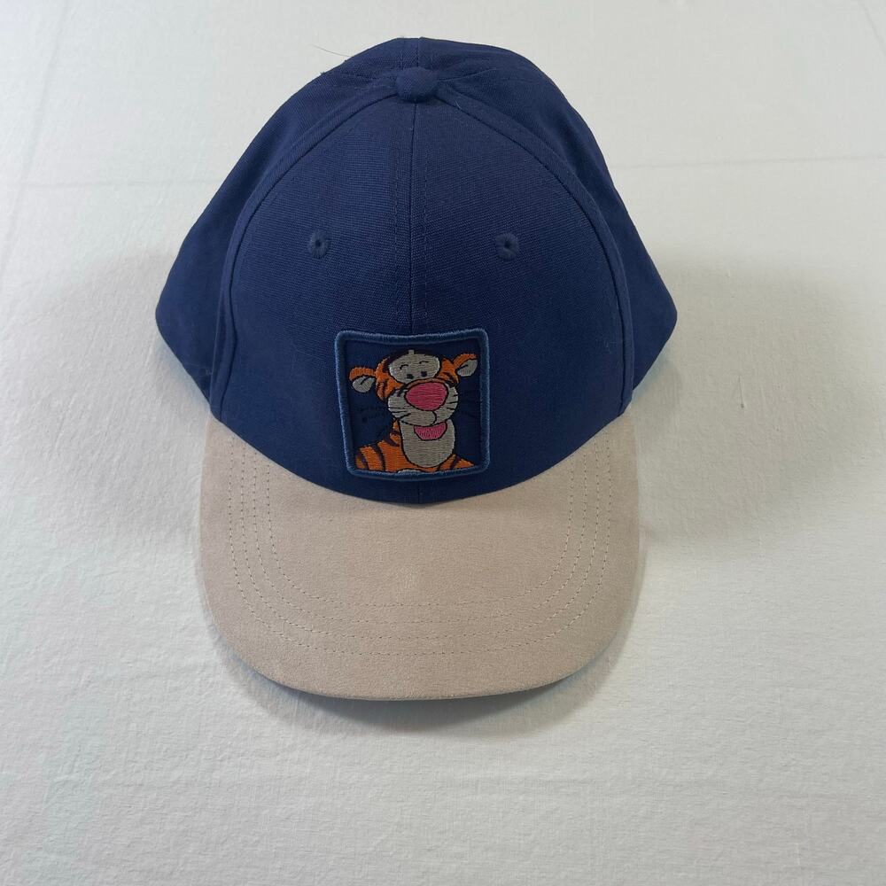 Disney Winnie the Pooh Tigger Baseball Cap Denim Tan Blue Adjustable - Picture 8 of 8